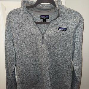 Patagonia Heather Gray Fleece Pullover
